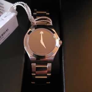 MOVADO Defio Black Stainless Steel Ladies Watch